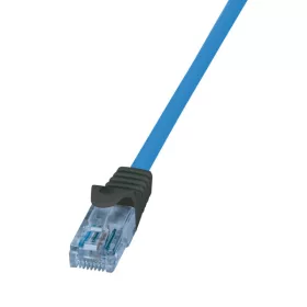   Logilink Prémium patch kábel, Cat.6A, U/UTP, 10G/PoE/HDBT, kék, 20 m