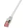 RJ45 Hálózati csatlakozókábel, CAT 6 S/FTP [1x RJ45 dugó - 1x RJ45 dugó] 1,5 m, szürke LogiLink