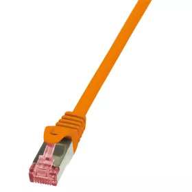   RJ45 Hálózati csatlakozókábel, CAT 6 S/FTP [1x RJ45 dugó - 1x RJ45 dugó] 1,5 m Narancs LogiLink