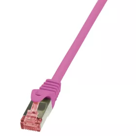 LogiLink S/FTP PIMF patch kábel CAT6 2m pink  (CQ2059S)