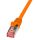 LogiLink S/FTP PIMF patch kábel CAT6 10m narancssárga  (CQ2098S)