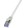 LogiLink 10G S/FTP PIMF PrimeLine patch kábel CAT6A 0,25m szürke (CQ3012S)