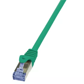   LogiLink 10G S/FTP PIMF PrimeLine patch kábel CAT6A 0,25m zöld (CQ3015S)