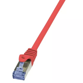   LogiLink 10G S/FTP PIMF PrimeLine patch kábel CAT6A 1m piros (CQ3034S)