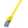 RJ45 Hálózati csatlakozókábel, CAT 6A S/FTP [1x RJ45 dugó - 1x RJ45 dugó] 3 m, sárga LogiLink