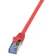LogiLink Patch kábel PrimeLine, Cat.6A, S/FTP, piros, 7,5 m