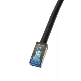   Logilink Patch kábel, kültéri, Cat.6A, S/FTP, fekete, 1 m (CQ7033S)