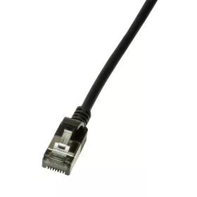  Logilink Patch kábel SlimLine, Ultraflex, Cat.6A, U/FTP, fekete, 3 m