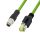 Logilink M12 CAT6A ipari patch kábel, PUR, M12 X-kódolt RJ45-re, 0,25 m (CQM015S)