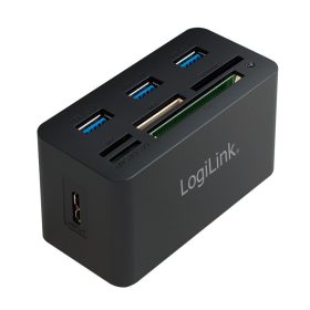   LogiLink Aluminum All-in-one USB 3.0-ás kártyaolvasó fekete (CR0042)