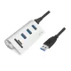 LogiLink CR0045 3 Portos USB Hub kártyaolvasóval