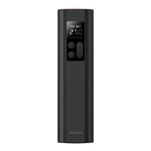 Baseus Car Tool Super Mini Inflator Tyre Pump 15sec Fast Inflation, 4 Tires in 25 Minutes, Black (CRCQ000001)