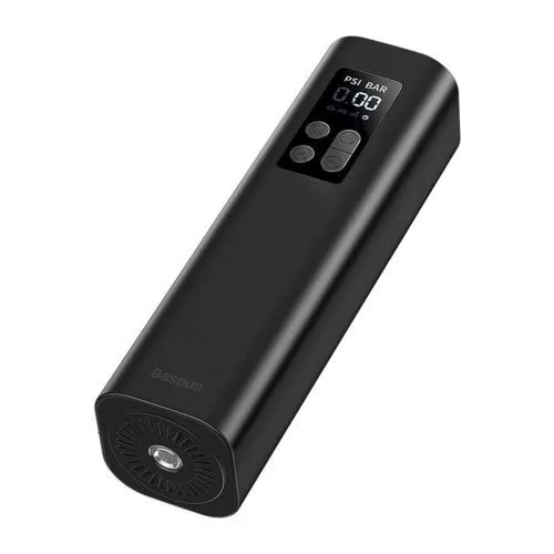 Baseus Car Tool Super Mini Inflator Tyre Pump 15sec Fast Inflation, 4 Tires in 25 Minutes, Black (CRCQ000001)