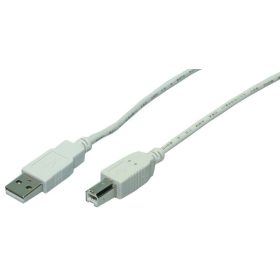 USB kábel, A típusú dugóról B típusú dugóra, 1,8 m