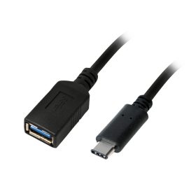   LogiLink USB 3.1 Gen1 USB C típus apa - A típus anya adapter kábel (CU0098)