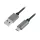 LogiLink USB-A - Micro-USB alumínium borítású kábel 1m fekete (CU0132)