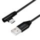 Logilink USB 2.0 kábel USB-A/M - Micro-USB/M (90) 1m (CU0142)