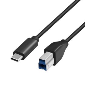   Logilink USB 3.2 Gen1 Type-C kábel, C/M-USB-B/M, fekete, 2 m