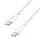 Logilink USB 2.0 Type-C kábel, C/M - C/M, 480 Mbps, 60W, nejlon, fehér, 0,5 m