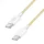 Logilink USB 2.0 Type-C kábel, C/M - C/M, 480 Mbps, 60W, nejlon, sárga, 1 m
