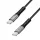 Logilink USB 3.2 Gen2x2 Type-C kábel, C/M - C/M, 20 Gbps, 240W, 4K, LED, fém, fekete, 0,5 m