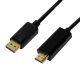 LogiLink DisplayPort 1.2 - HDMI kábel 3m (CV0128)