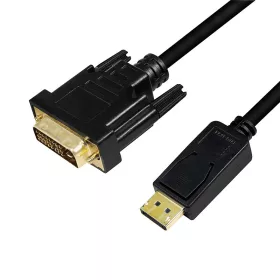   Logilink DisplayPort kábel, DP/M   DVI/M, 1080p, fekete, 3 m
