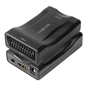   LogiLink videó konverter Scart/F - HDMI-A/F 1080p fekete (CV0160)