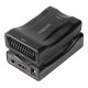 LogiLink videó konverter Scart/F - HDMI-A/F 1080p fekete (CV0160)