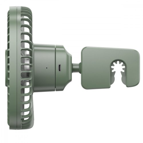Baseus Natural Wind mágneses autós ventilátor fejtámlához (zöld)