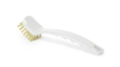 Igeax élelmiszeripari kefe forró felületek (200°C -ig) tisztításához, szögletes, fehér 0,4mm közepes sörtével