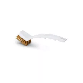   Igeax élelmiszeripari grill tisztító kefe, fehér, 0,5mm sárgaréz sörtével