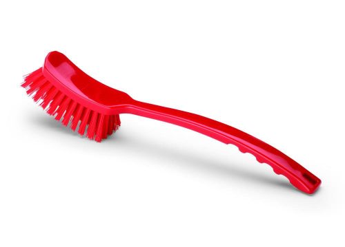 Igeax élelmiszeripari kézi kefe hosszú nyéllel piros 0,5mm közepes sörtével