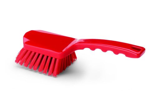 Igeax élelmiszeripari kézi kefe rövid nyéllel piros 0,5mm közepes sörtével