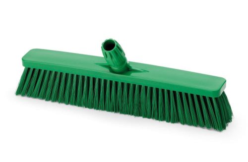 Igeax élelmiszeripari tolóseprű, partvis fej, 45cm, 0,3mm puha sörtével, zöld