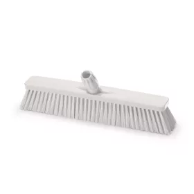   Igeax élelmiszeripari tolóseprű, partvis fej, 45cm, 0,75mm kemény sörtével, fehér