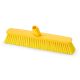 Igeax élelmiszeripari tolóseprű, partvis fej, 45cm, 0,75mm kemény sörtével, sárga