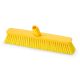 Igeax élelmiszeripari tolóseprű, partvis fej, 45cm, 0,75mm kemény sörtével, sárga