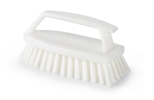 Igeax élelmiszeripari kézi kefe markolattal fehér, 0,75mm kemény sörtével