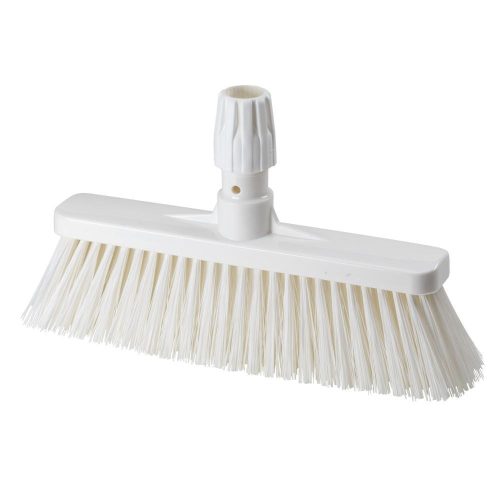 Igeax élelmiszeripari rövid seprű, partvis fej, 0,3mm puha sörtével, fehér