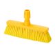 Igeax élelmiszeripari rövid seprű, partvis fej, 0,3mm puha sörtével, sárga