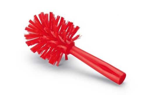 Igeax élelmiszeripari csőtisztító kefe, menetes nyélhez, 90mm piros