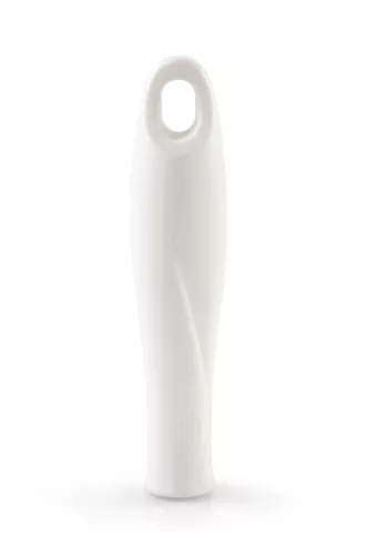 Igeax élelmiszeripari menetes nyél, fehér, 12cm,  cső- és üvegtisztító flexibilis hosszabbító szárhoz