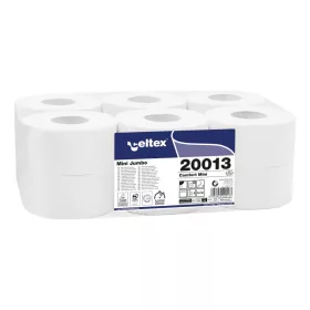   Celtex Mini toalettpapír 2 réteg, cellulóz, 130m, 9,2x18cm, 12 tekercs/zsugor