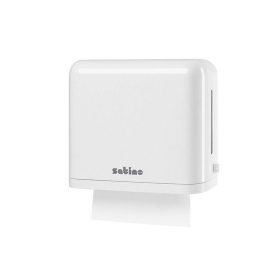   Satino Wepa Midi hajtogatott kéztörlő adagoló ABS műanyag, fehér