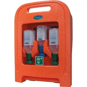   Actiomedic Eye Care Medi2Protect I szemkimosó állomás 2 x 500 ml 0.9% nátrium-klorid oldattal + 1 x 500 ml BioPhos74 oldattal