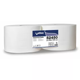   Celtex Lux Wiper 1500 ipari törlő cellulóz 2 réteg 510m, 1500 lap, 24x34cm, 2 tekercs/zsugor