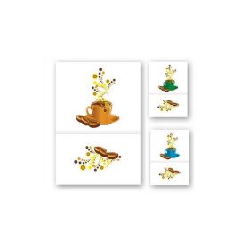   Fato Bár és fagyi szalvéta, caffe corretto 17x17cm 1 réteg 2000 darab/doboz