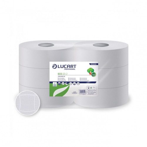 Lucart Eco 23 J toalettpapír, 2 rétegű, fehér, 165 m, 6 tekercs/zsugor