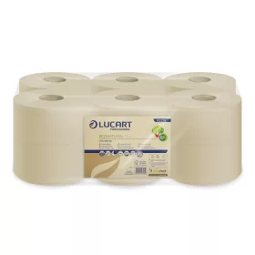   Lucart ECO Natural Mini közületi toalettpapír 19cm 160m 2 rétegű 12 tekercs/zsugor